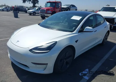 2021 Tesla Model 3 Standard Range Plus Rear-Wheel Drive from USA, damaged, VIN 5YJ3E1EA9MF929942